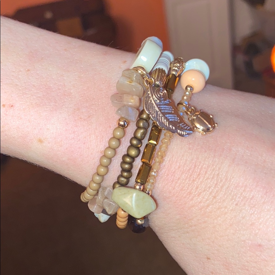 Boho Stack Or Separate Stretch Bracelets